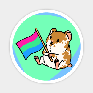 Hamster Pride Polysexual Magnet